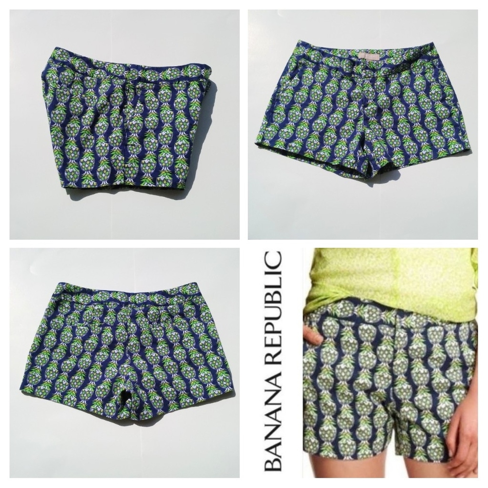 Banana Republic Pineapple Shorts - Picture 6 of 7